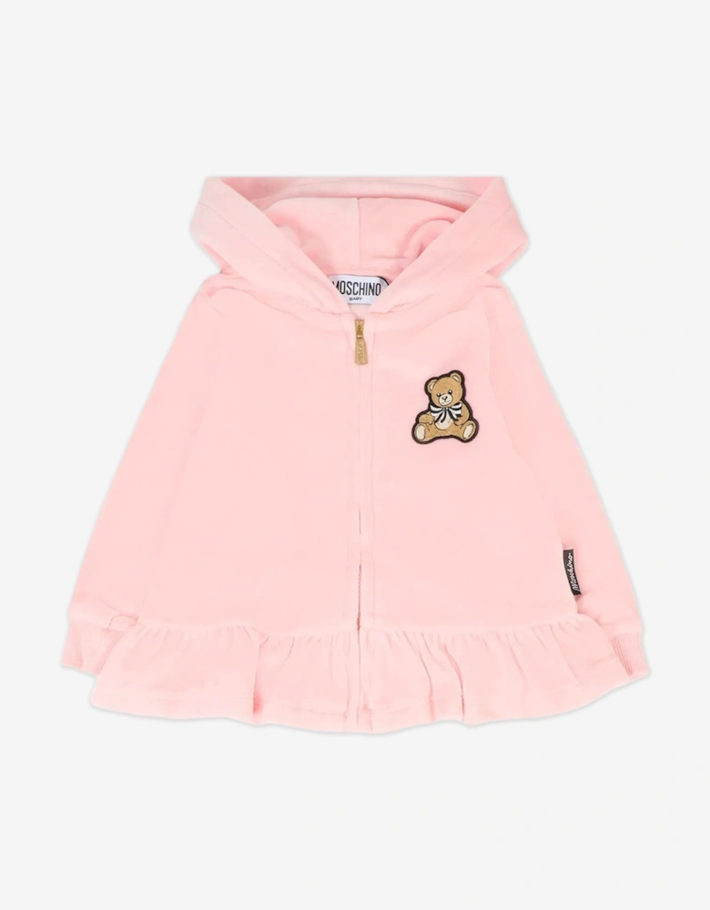 Baby Girls Teddy Bear Tracksuit in Pink