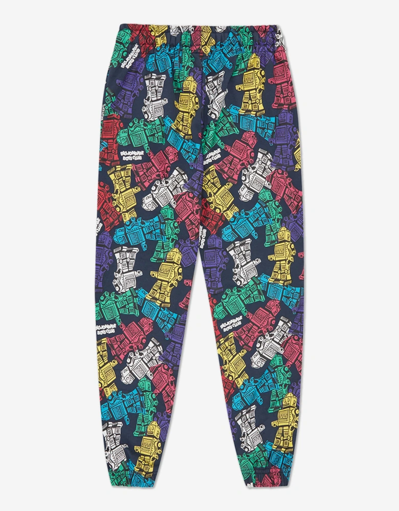 Boys Robot Joggers in Multicolour