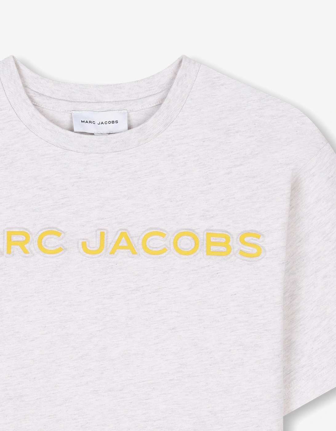 Boys Embossed Logo T-Shirt in Beige