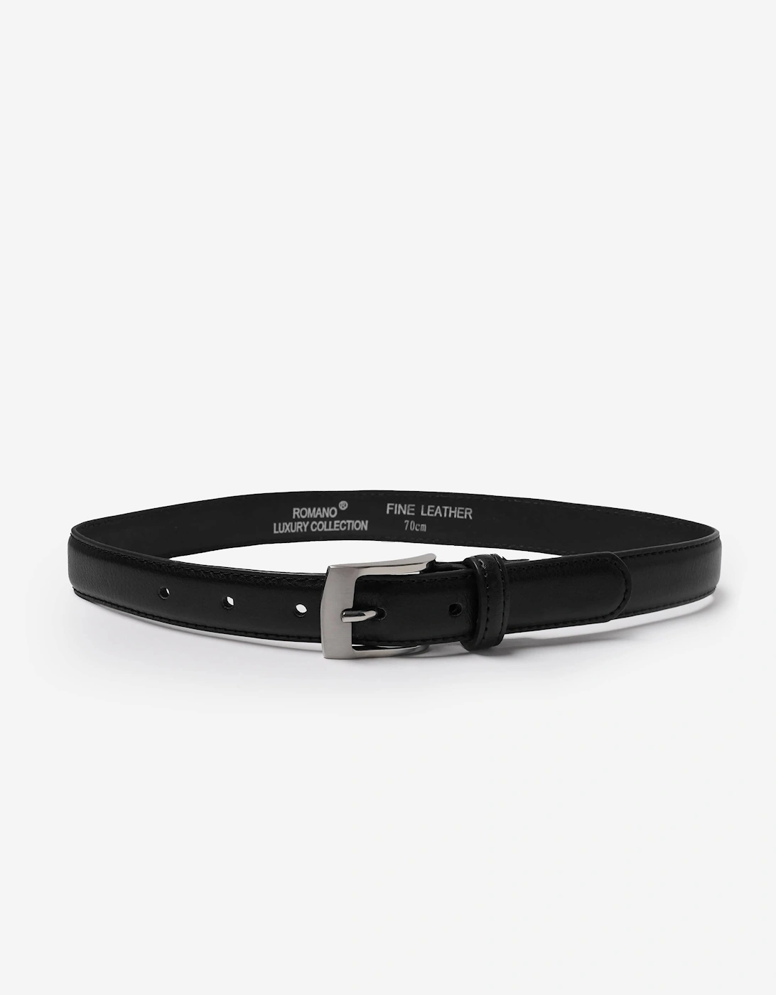 Romano Boys Leather Belt in Black, 3 of 2