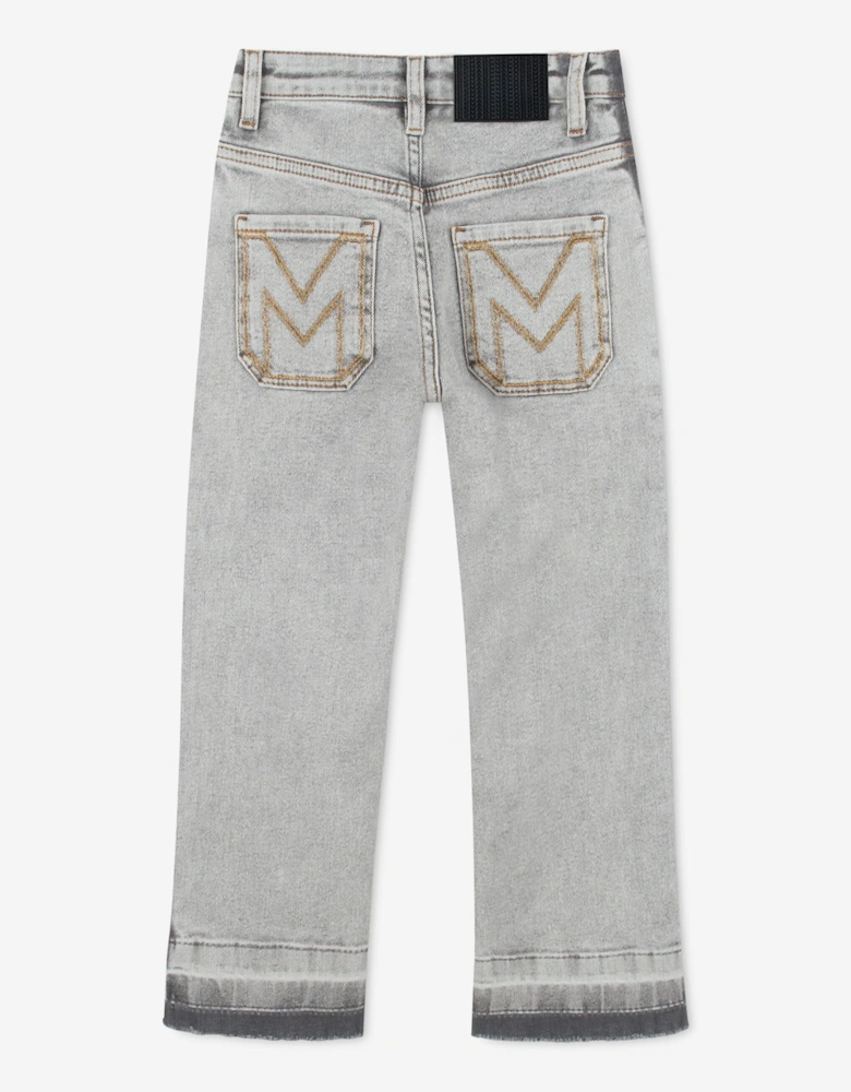 Boys Logo Pocket Jeans in Black
