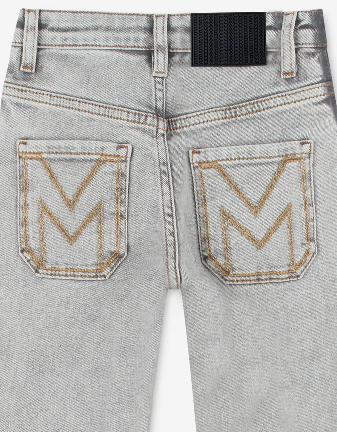Boys Logo Pocket Jeans in Black