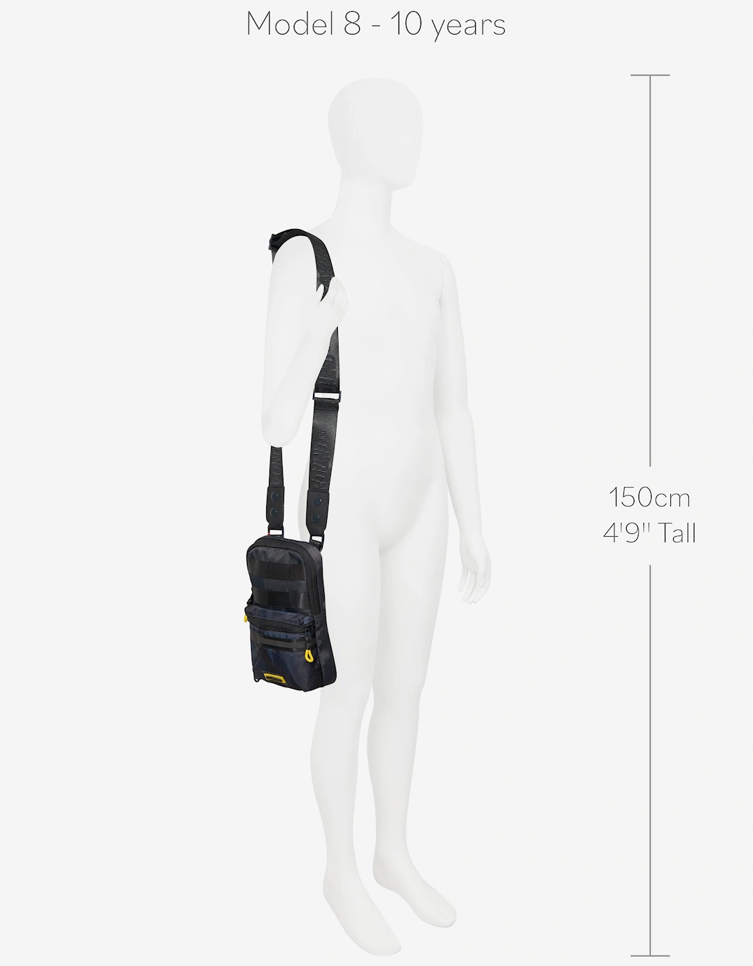 Kids Special OPS V2 Sling Bag in Grey (23cm)