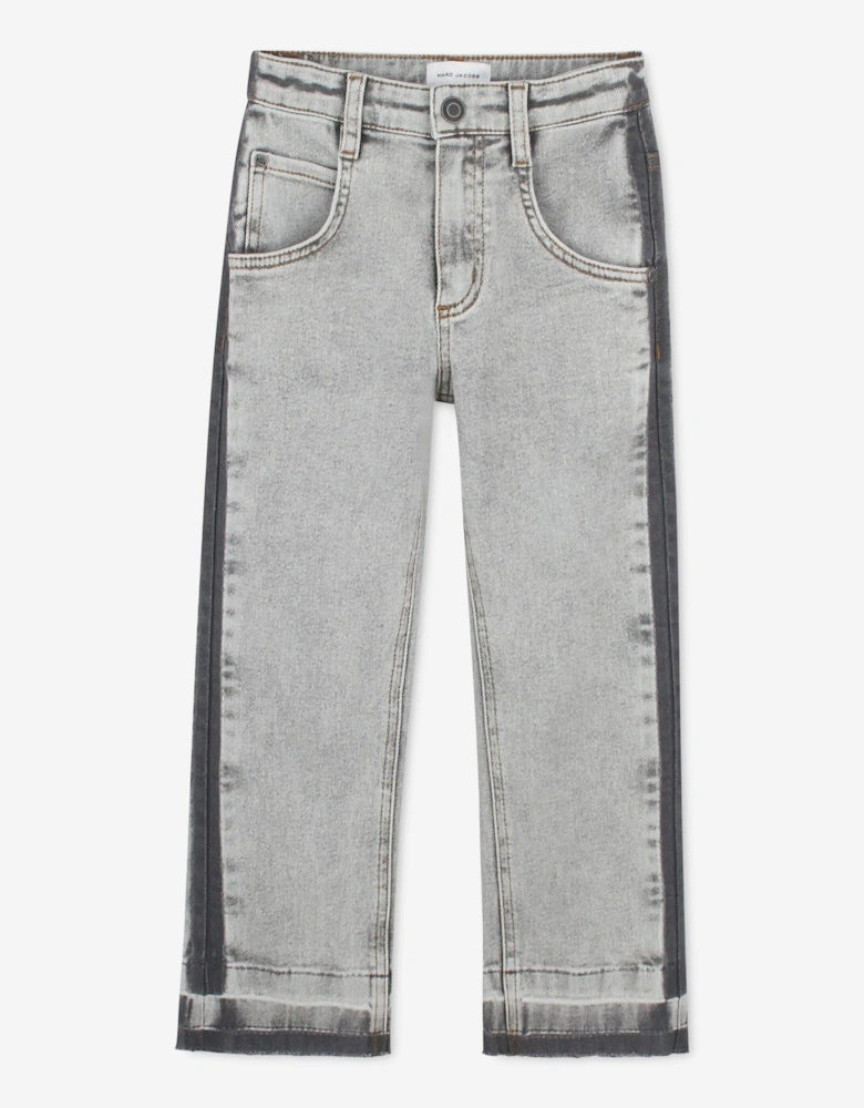 Boys Logo Pocket Jeans in Black