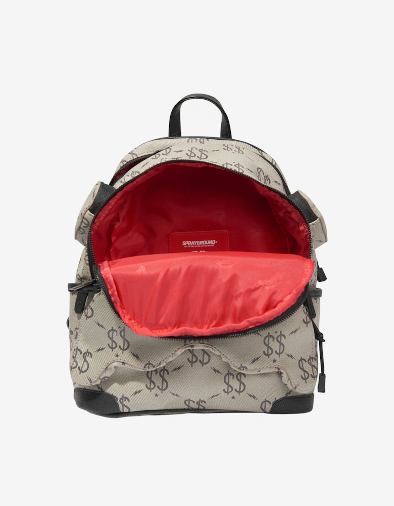 Kids Double Money Savage Backpack in Grey (46cm)