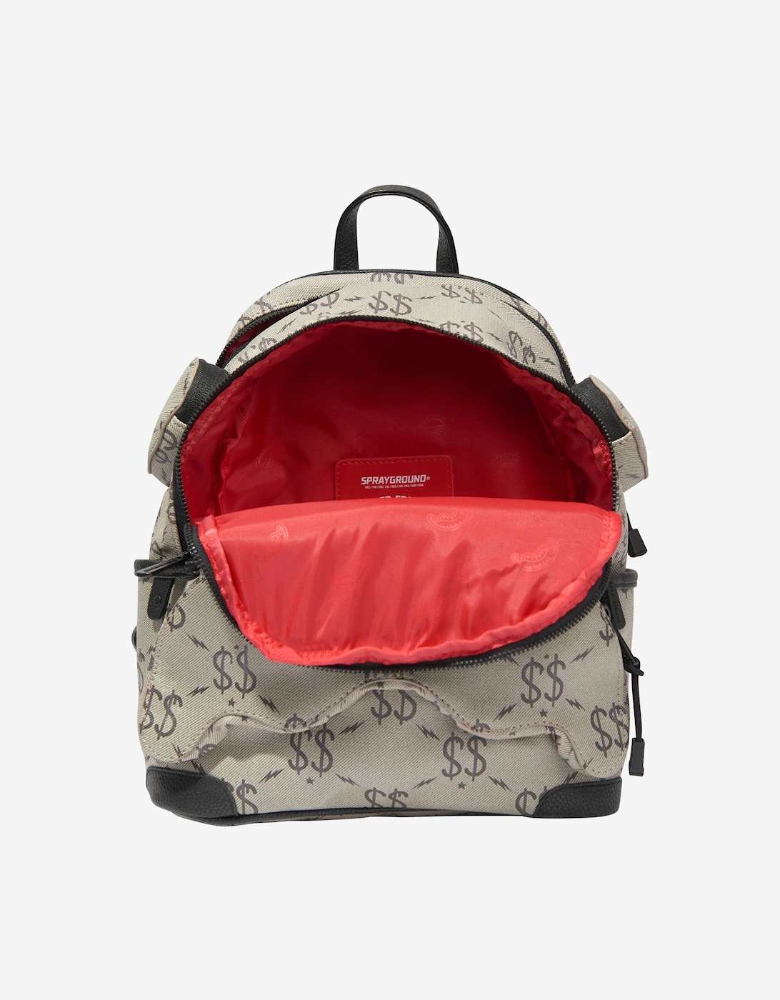 Kids Double Money Savage Backpack in Grey (46cm)
