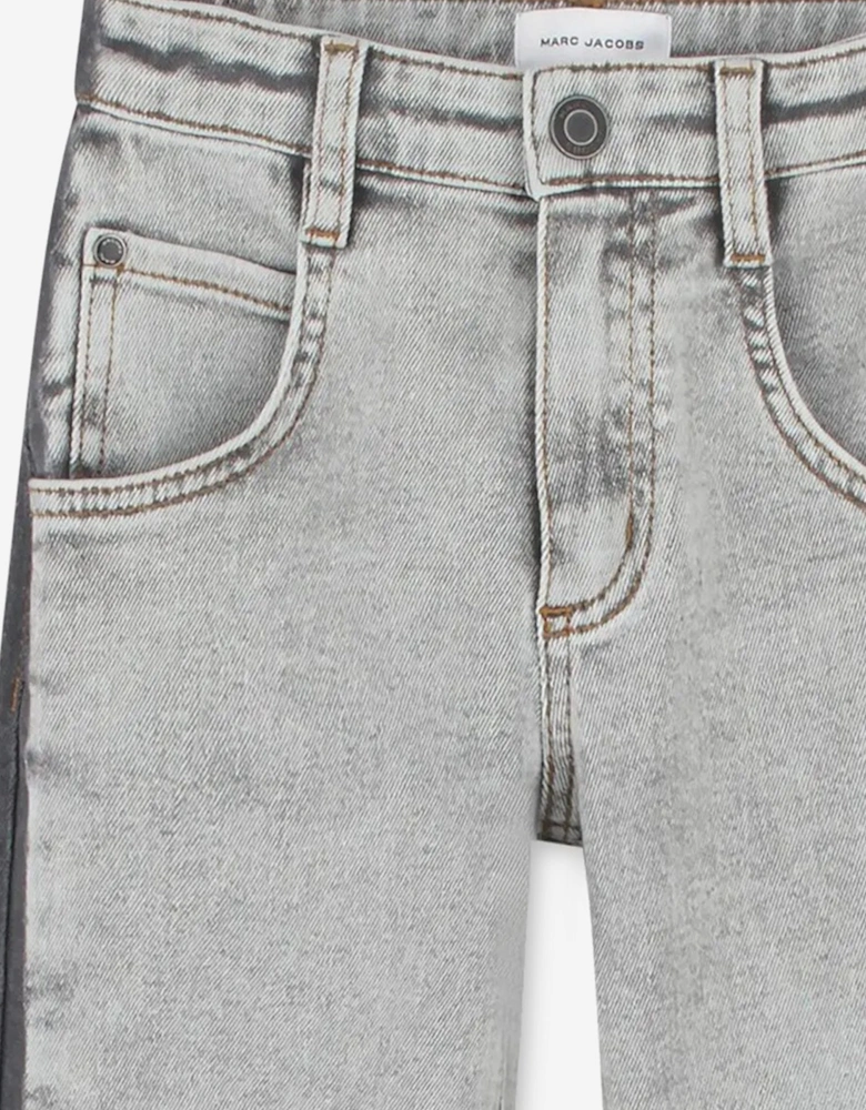 Boys Logo Pocket Jeans in Black