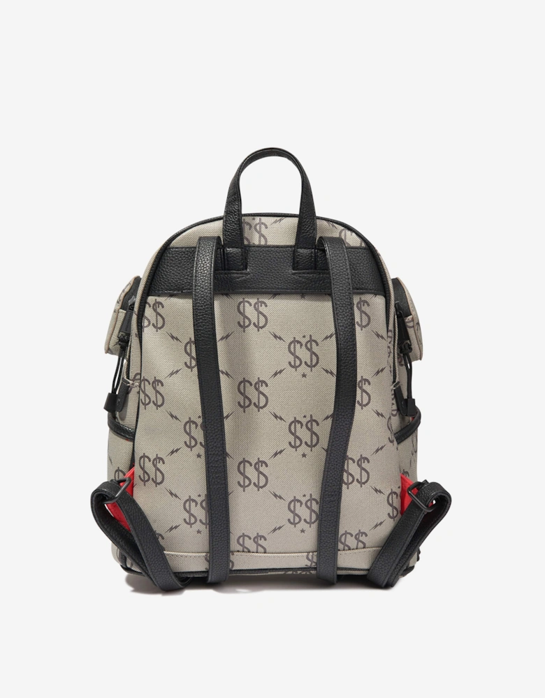 Kids Double Money Savage Backpack in Grey (46cm)