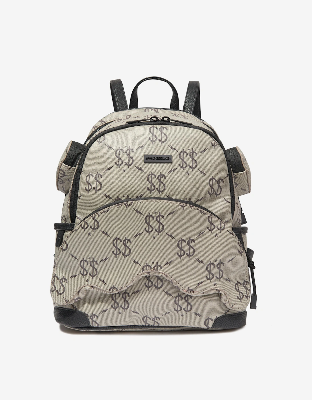 Sprayground Girls Grey 'S Double Money Savage Backpack In (46Cm) - Size: One Size, Kids