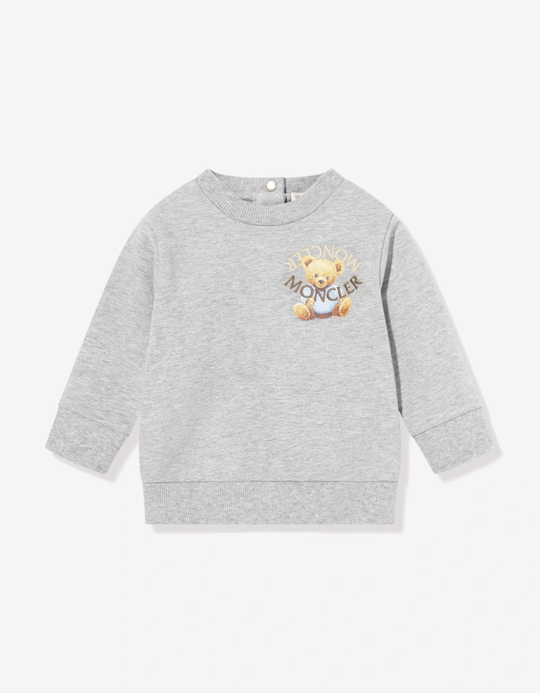 Baby Boys Teddy Bear Tracksuit in Grey