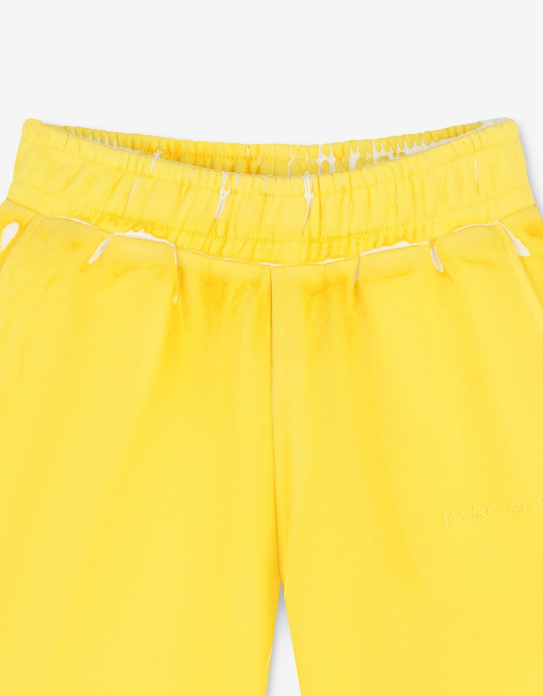 Kids French Terry Bermuda Shorts in Yellow