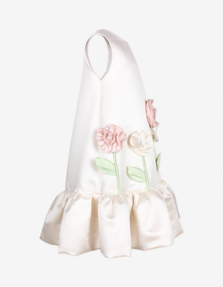 Girls Walk In The Park Dress in Ivory