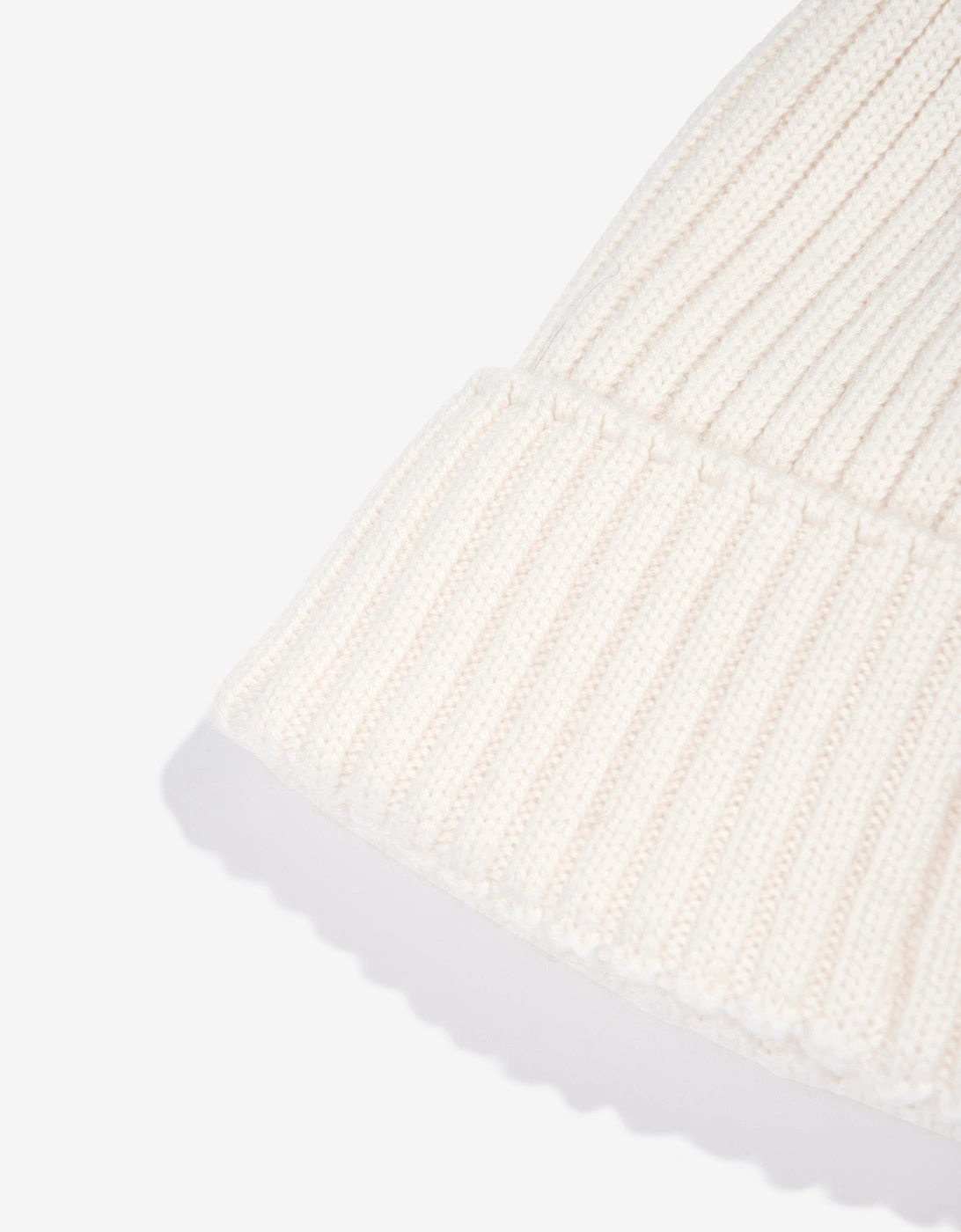 Enfant Girls Wool Beanie Hat in Ivory