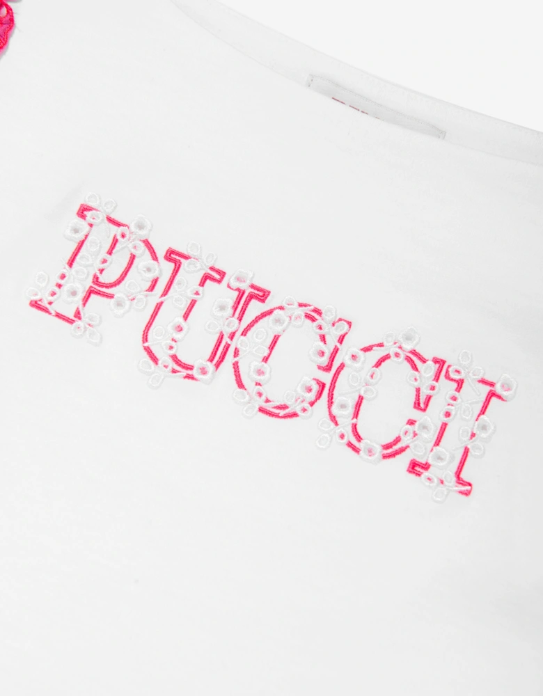 Girls Logo T-Shirt in White