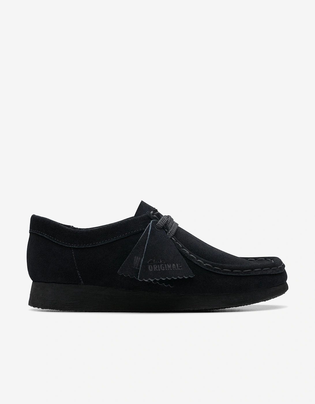 Kids Suede Wallabee Shoes in Black, 5 of 4