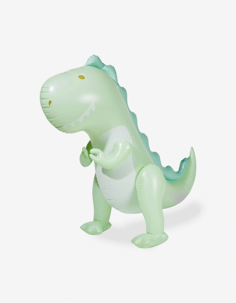 Kids Surfing Dino Inflatable Giant Sprinkler in Green