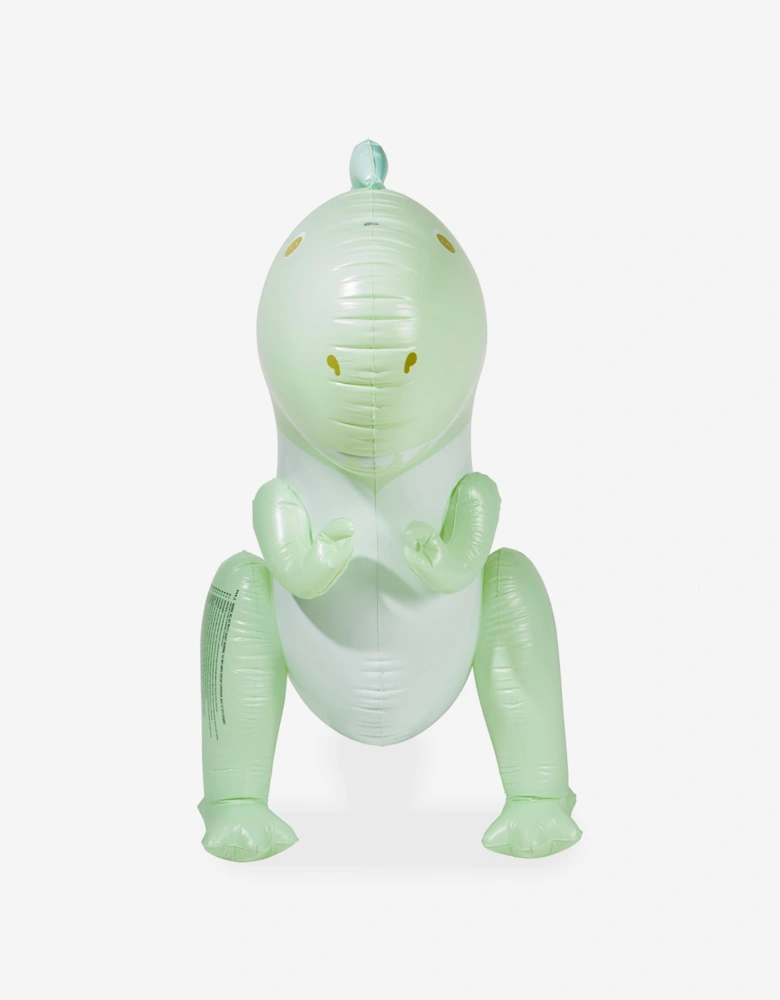 Kids Surfing Dino Inflatable Giant Sprinkler in Green