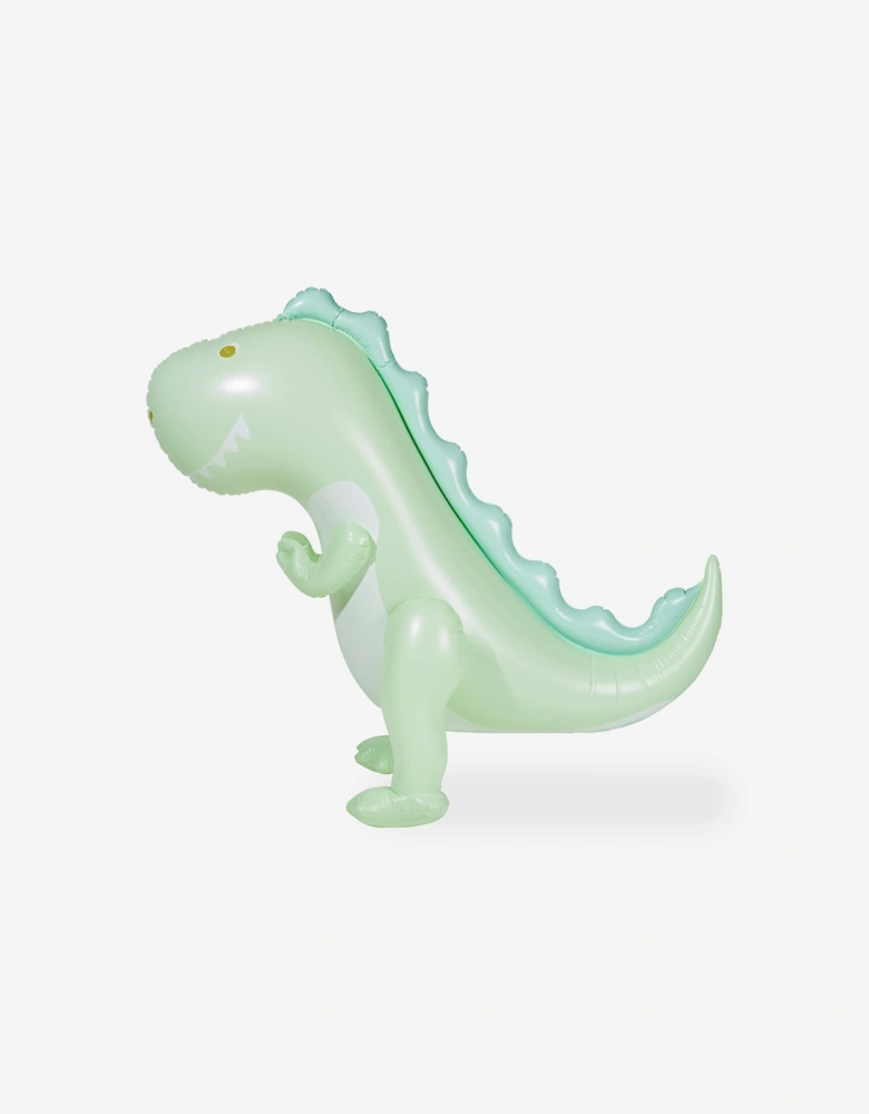 Kids Surfing Dino Inflatable Giant Sprinkler in Green