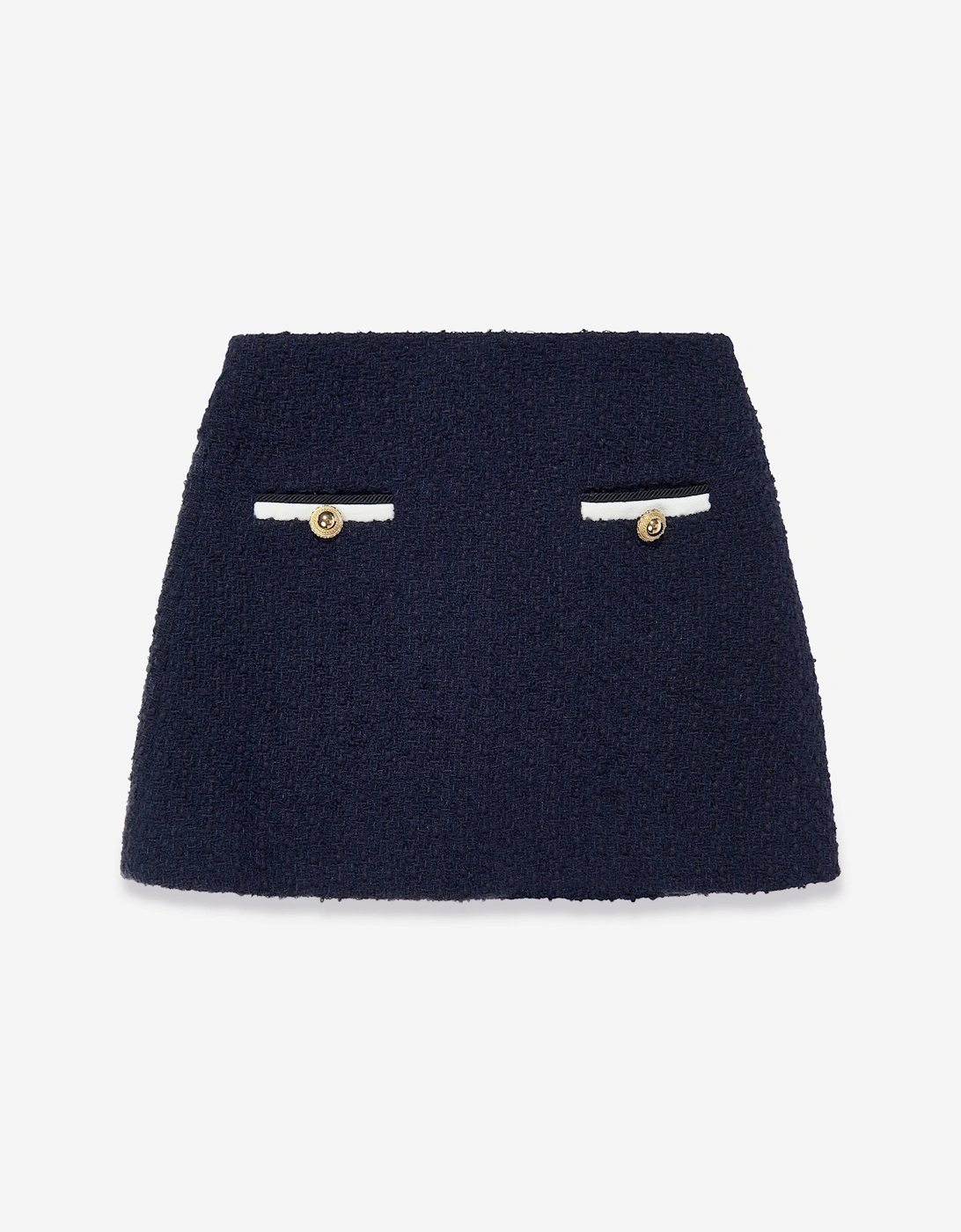 Girls Boucle Skirt in Navy, 5 of 4