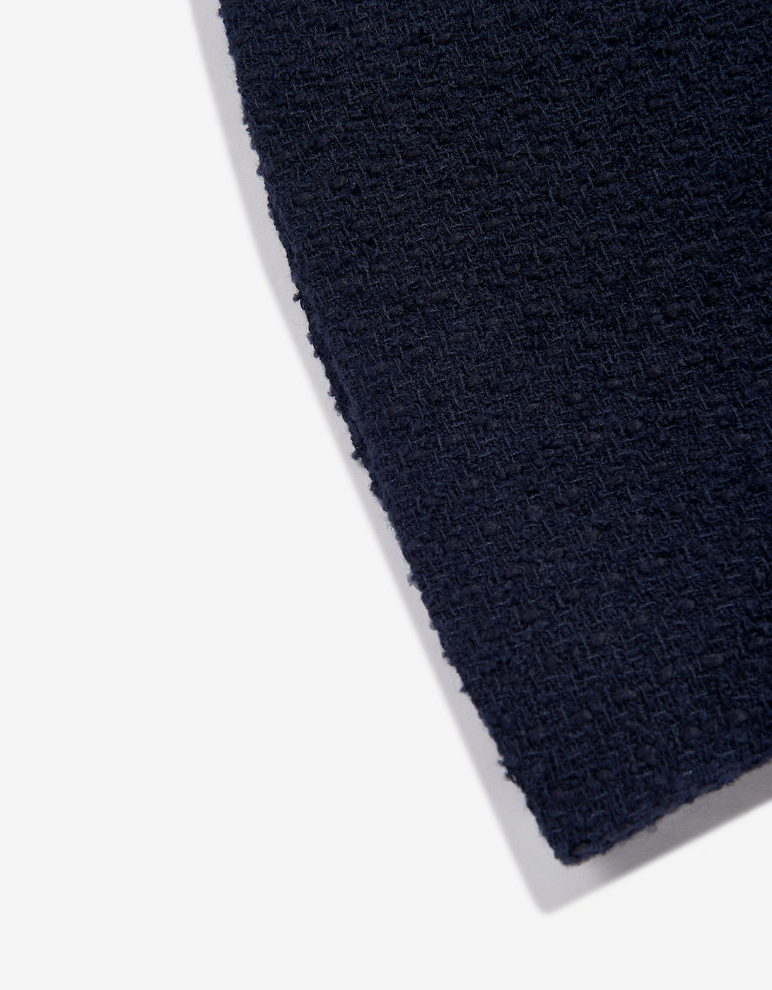 Girls Boucle Skirt in Navy