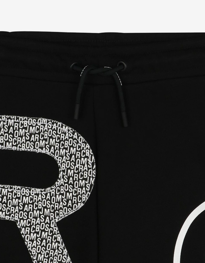 Boys Logo Bermuda Shorts in Black