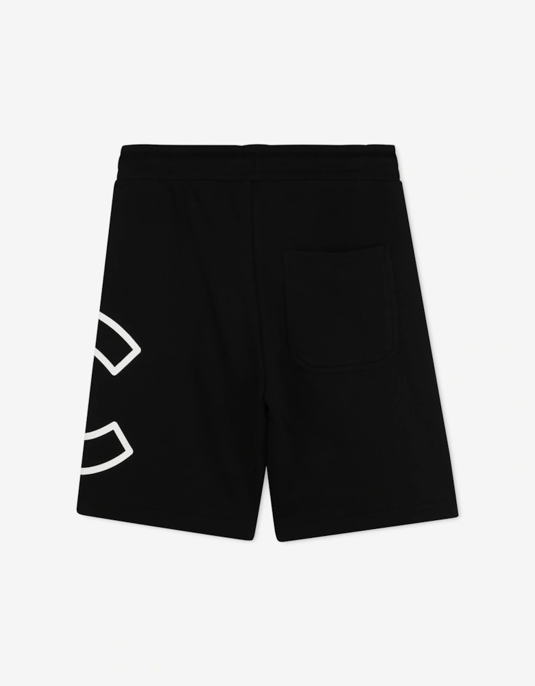 Boys Logo Bermuda Shorts in Black