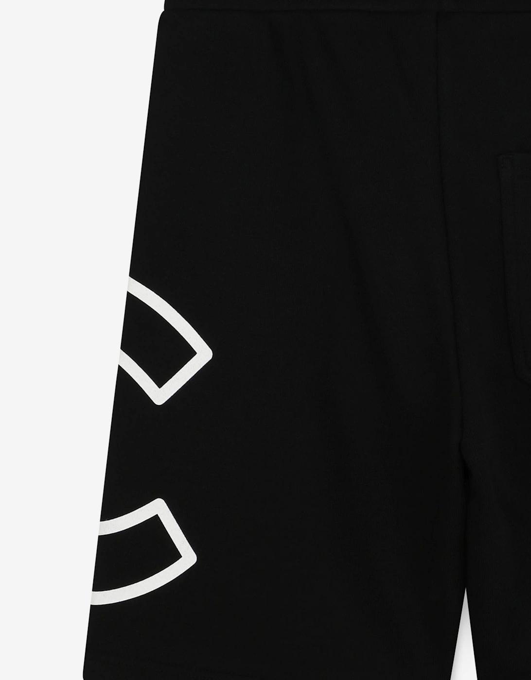 Boys Logo Bermuda Shorts in Black