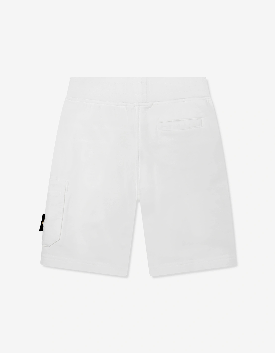 Boys Logo Pocket Shorts in White