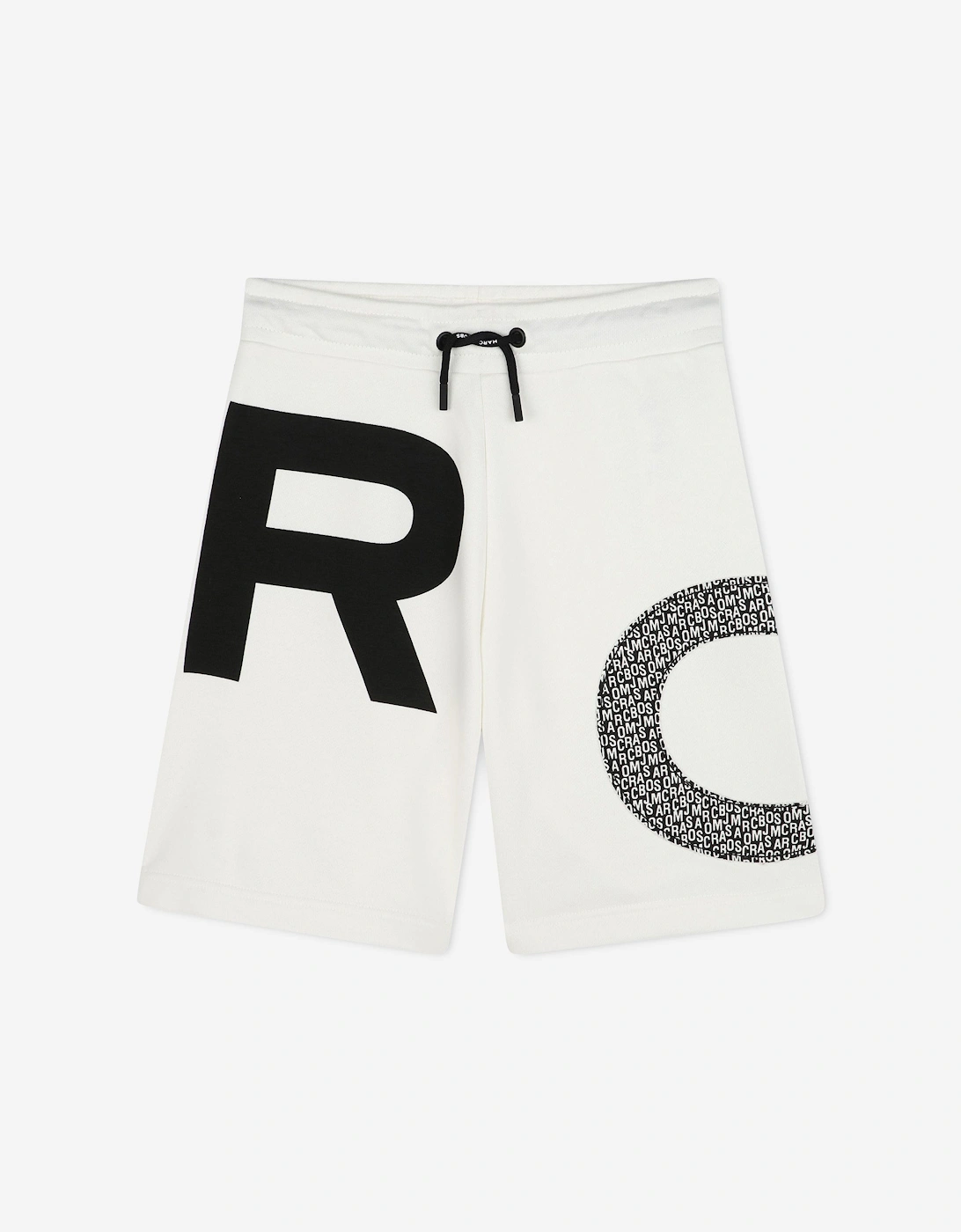 Boys Logo Bermuda Shorts in Ivory, 5 of 4