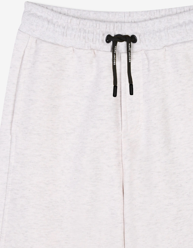 Boys Logo Bermuda Shorts in Beige