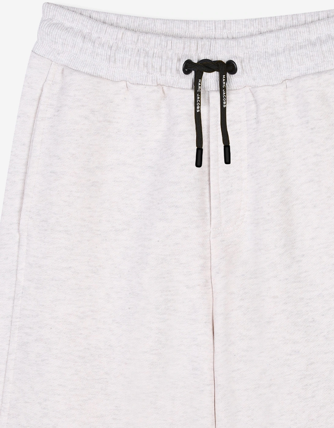 Boys Logo Bermuda Shorts in Beige