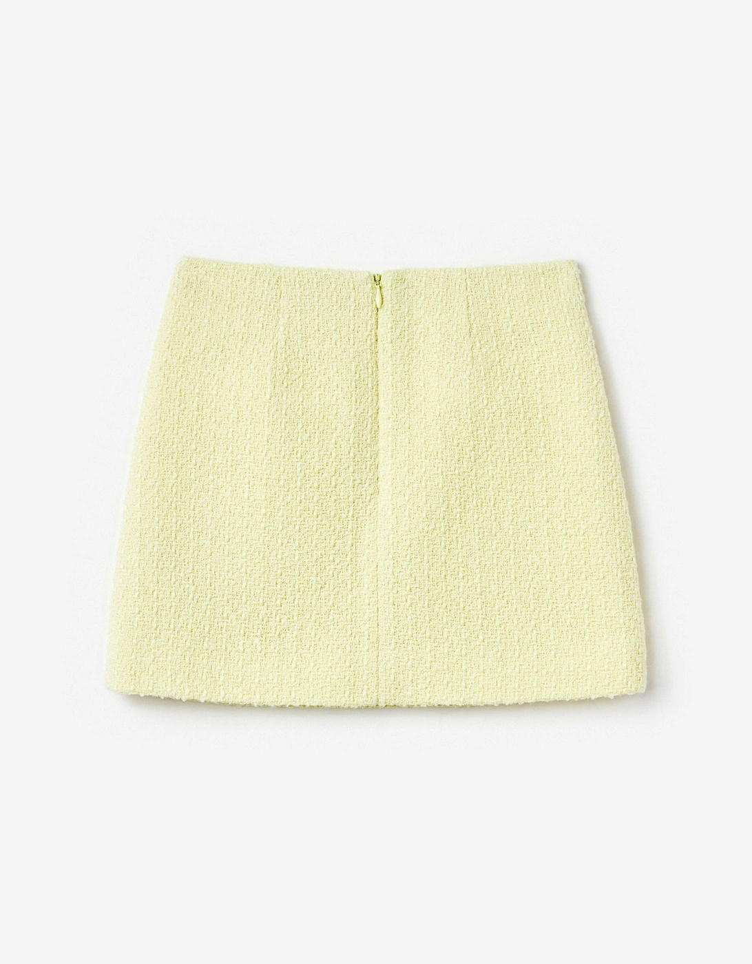 Girls Boucle Skirt in Yellow