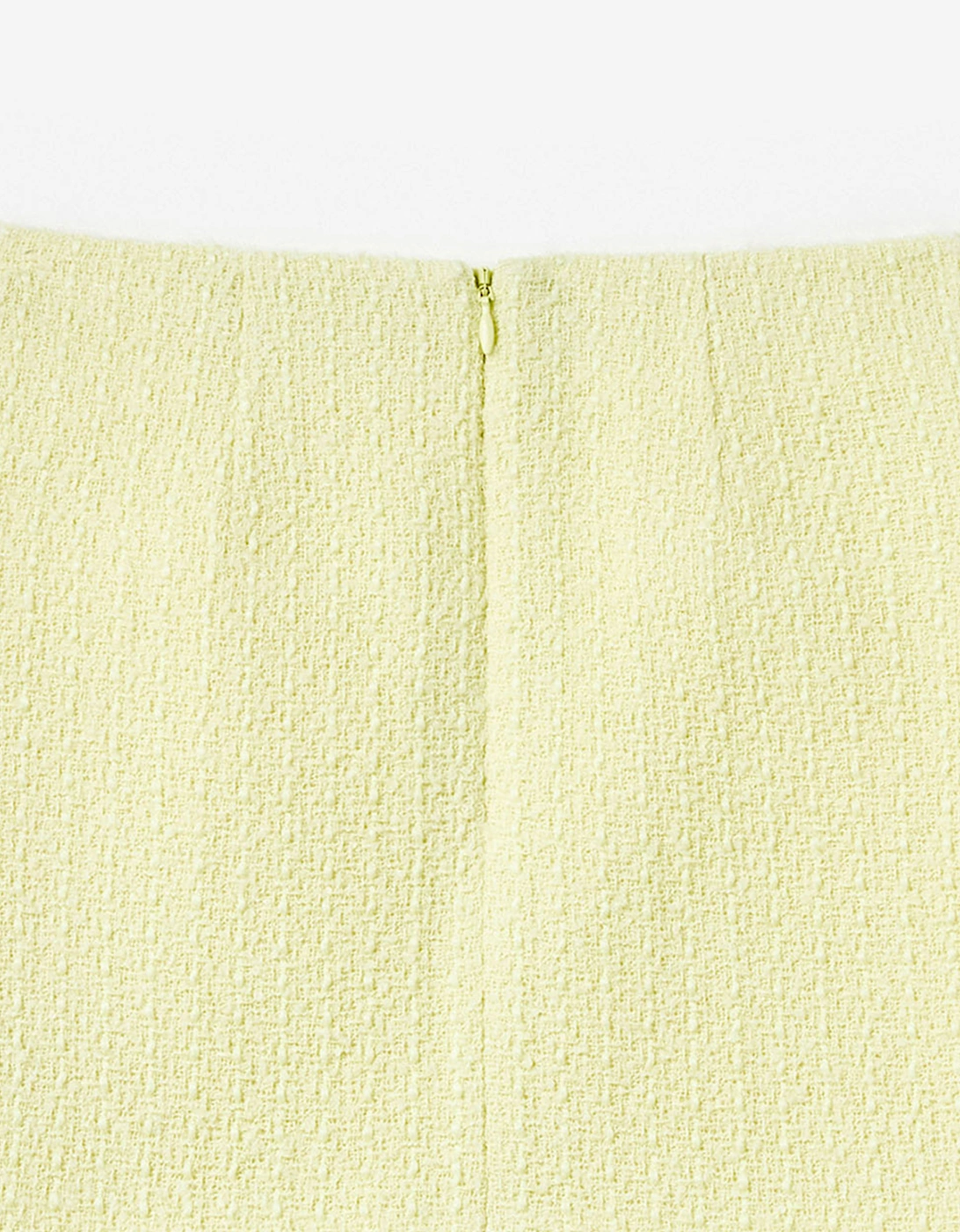 Girls Boucle Skirt in Yellow