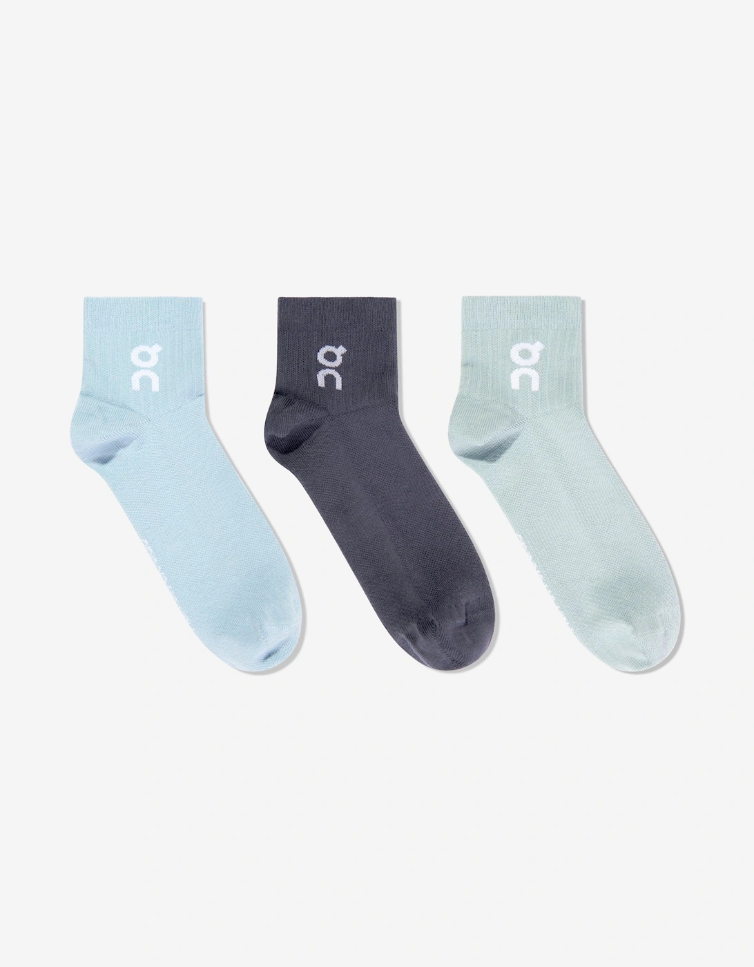 Kids Logo 3 Pack Socks Set in Blue, 5 of 4