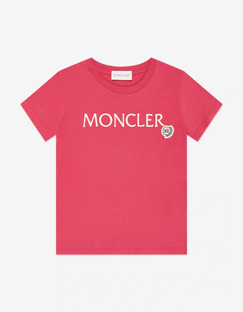 Enfant Girls Logo T-Shirt in Red