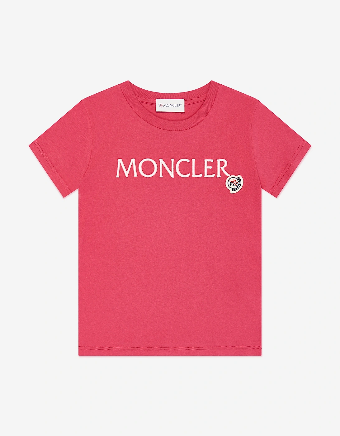 Enfant Girls Logo T-Shirt in Red, 5 of 4