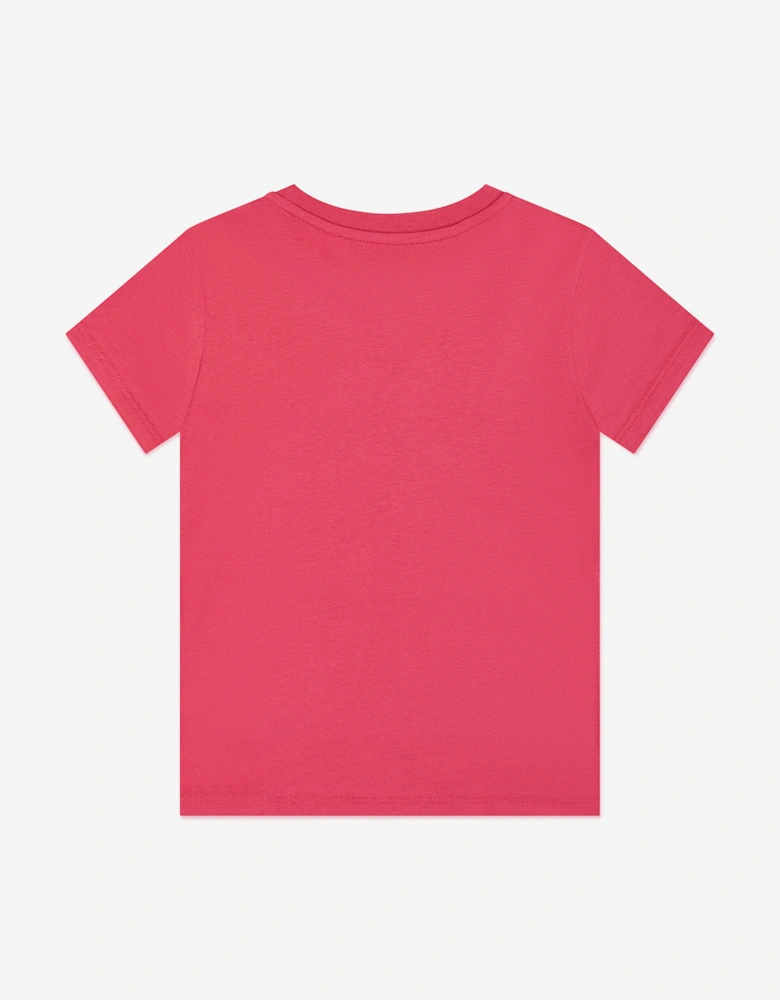 Enfant Girls Logo T-Shirt in Red