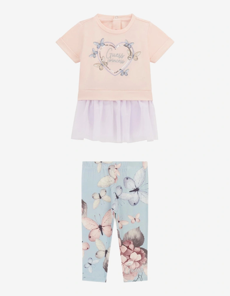 Baby Girls Legging Set in Pink