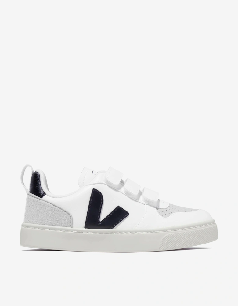 Kids Canvas V-10 Trainers in White