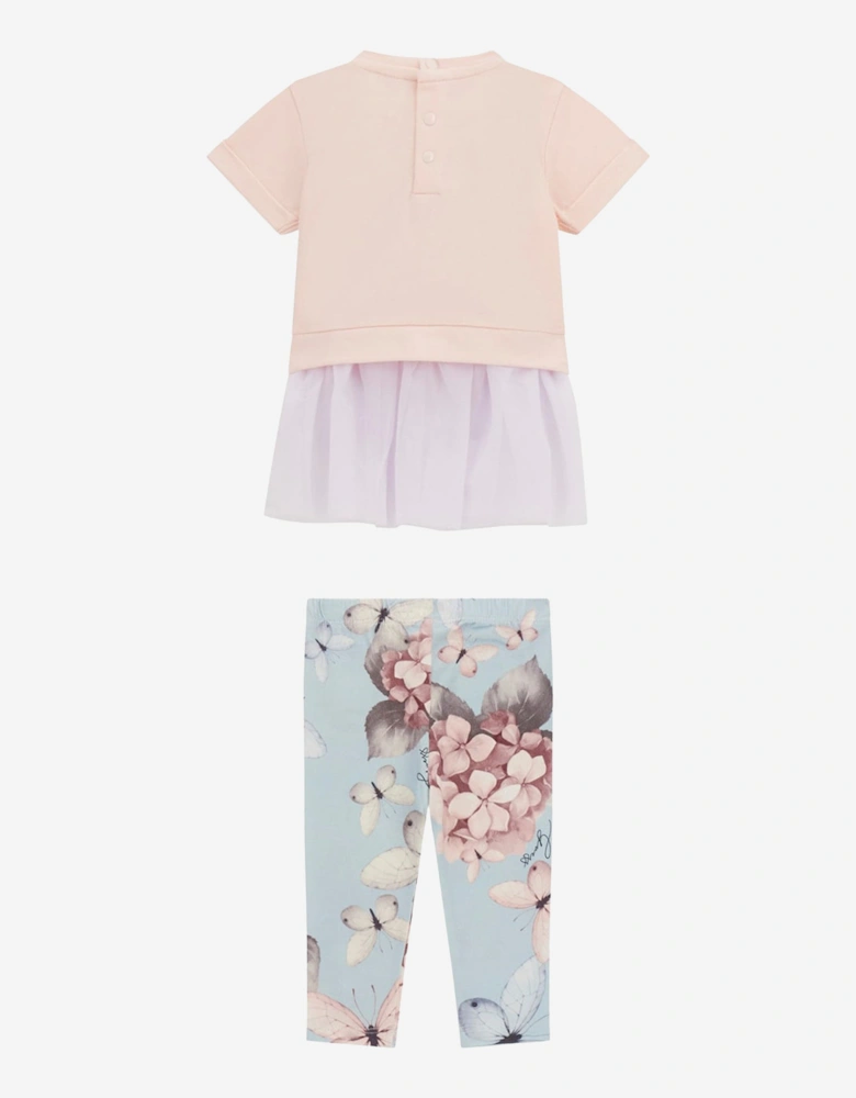 Baby Girls Legging Set in Pink