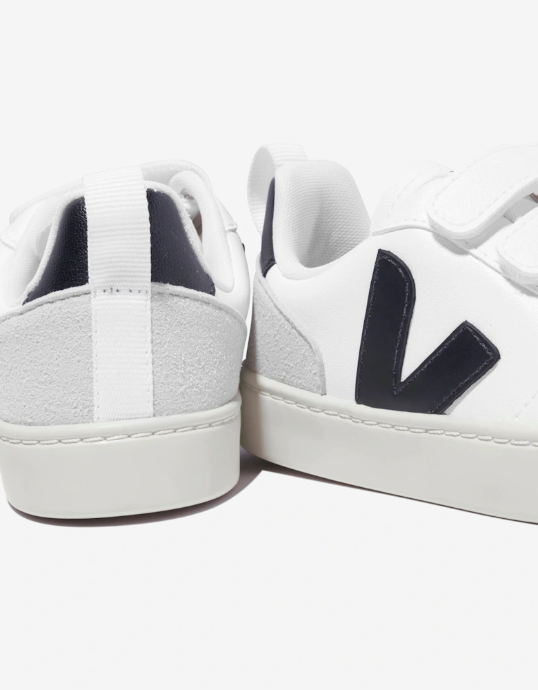 Kids Canvas V-10 Trainers in White