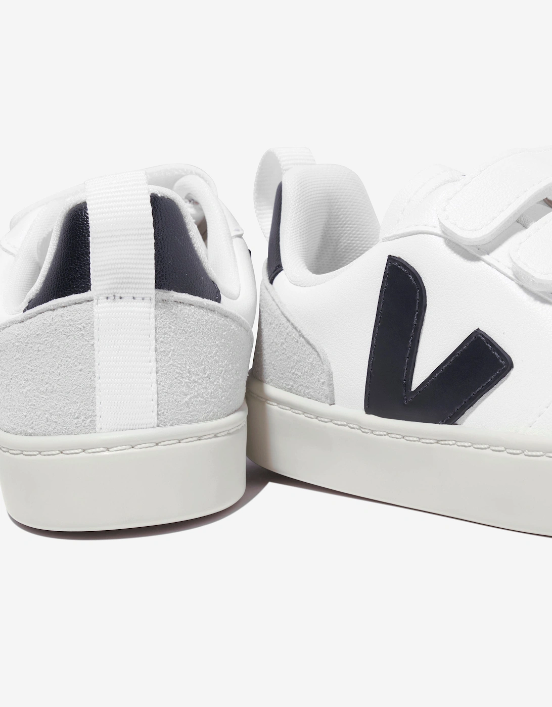Kids Canvas V-10 Trainers in White