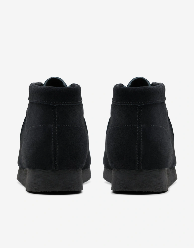 Kids Suede Wallabee Boots in Black