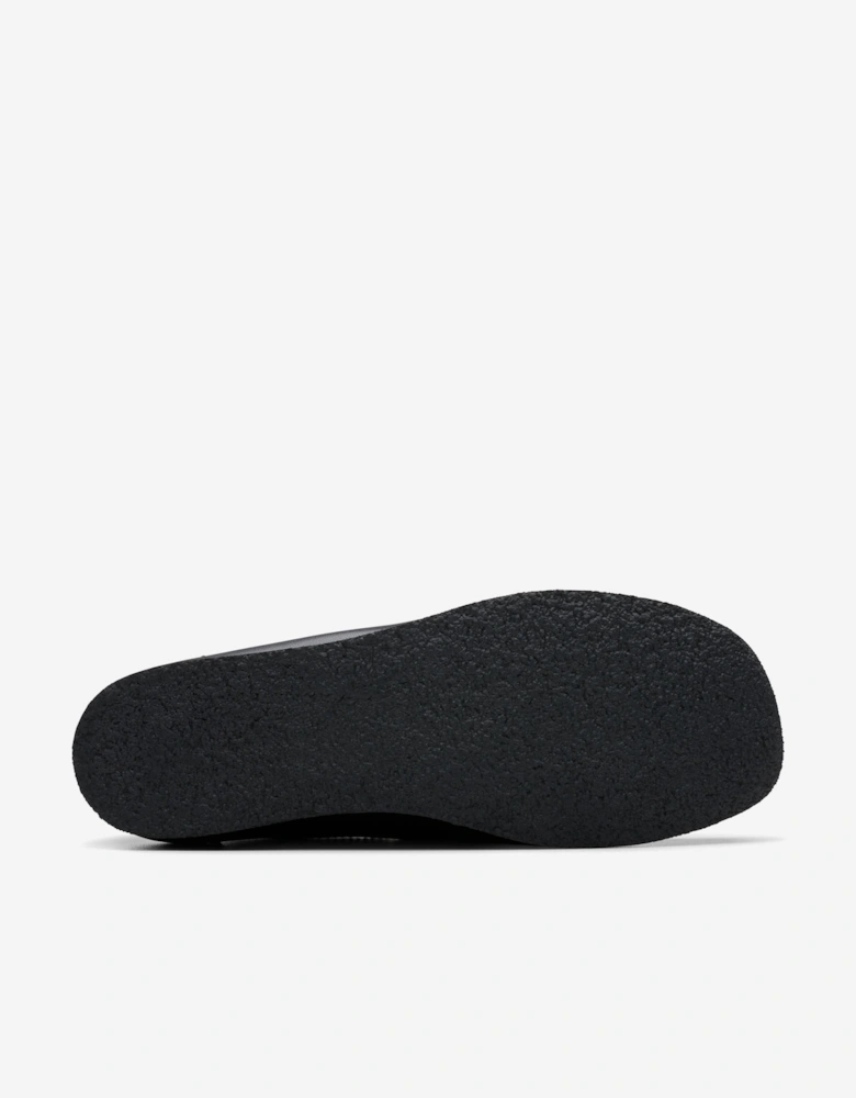 Kids Leather Wallabee Shoes in Black