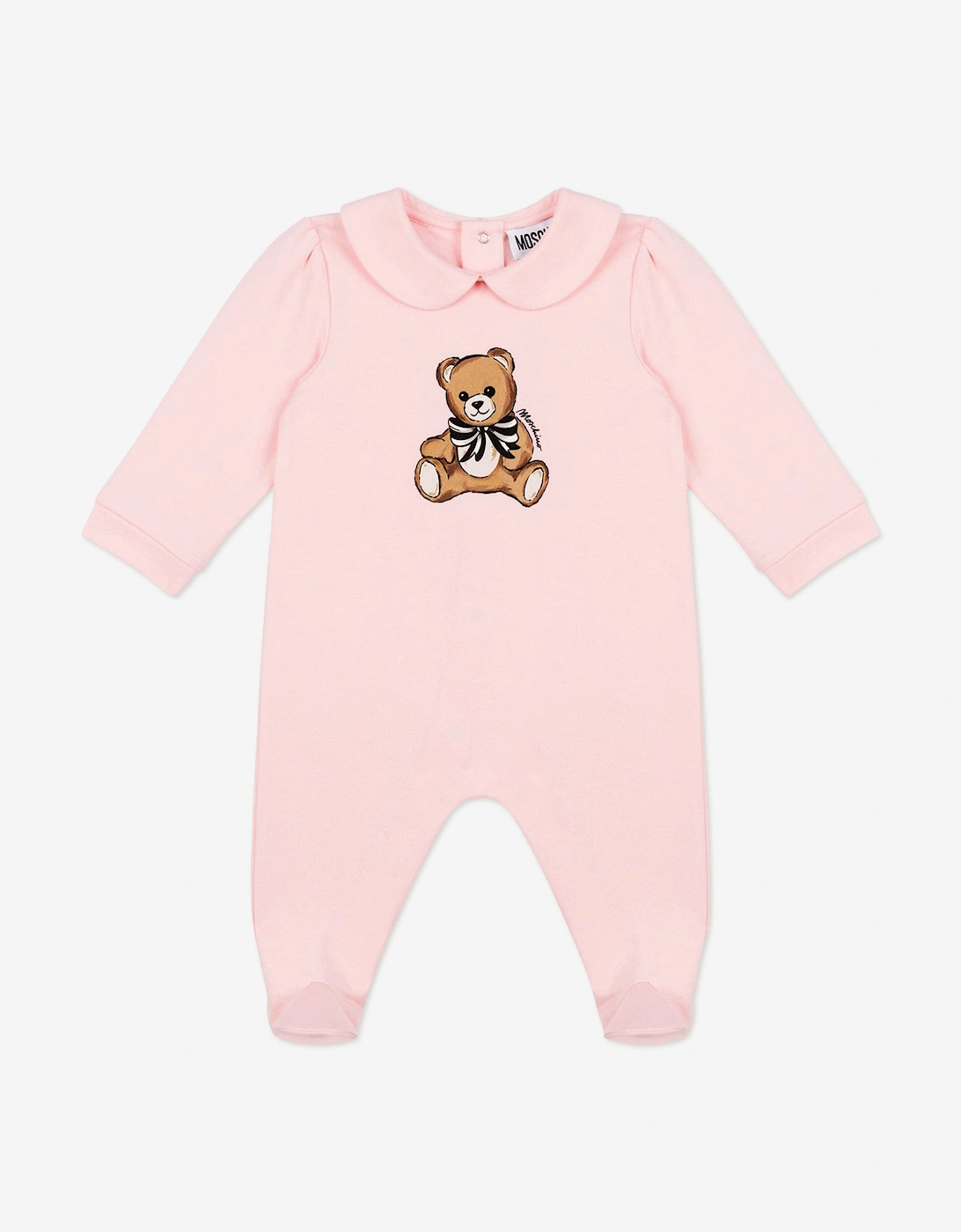 Baby Girls Teddy Bear Babygrow Gift Set in Pink
