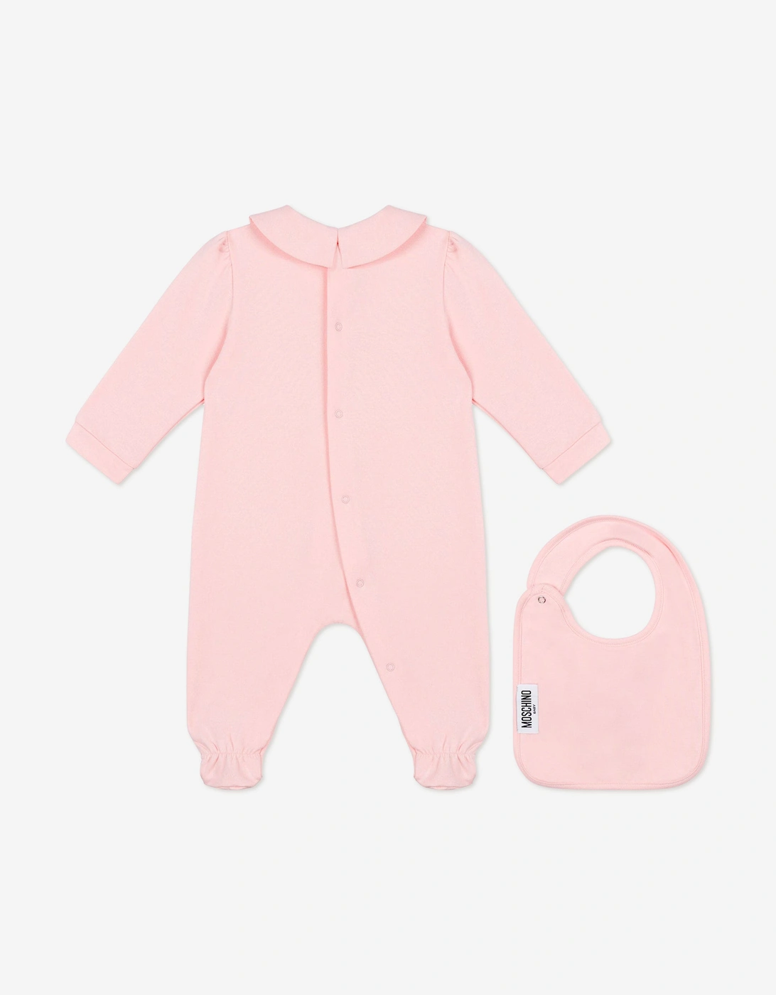 Baby Girls Teddy Bear Babygrow Gift Set in Pink