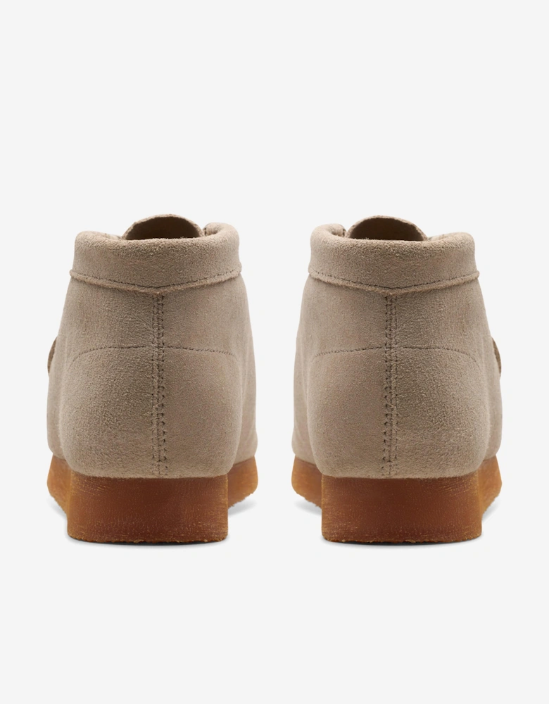 Kids Wallabee Boots in Beige