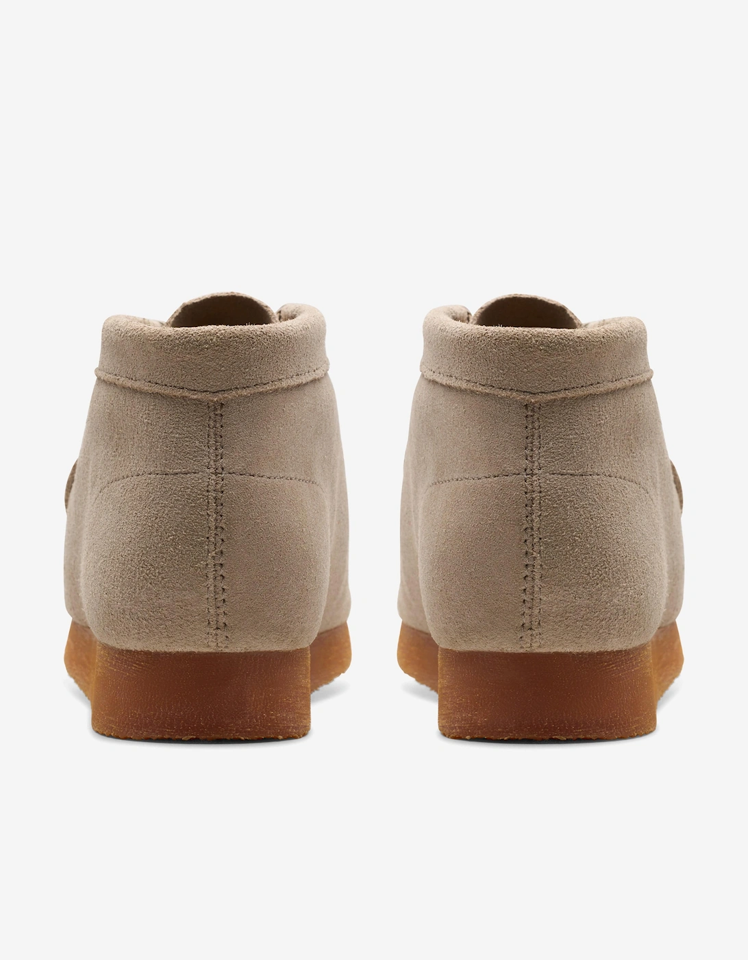 Kids Wallabee Boots in Beige