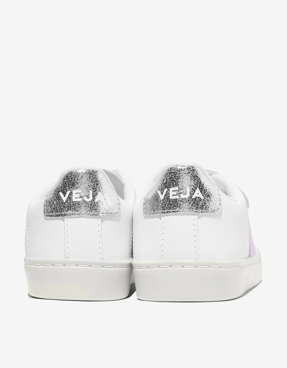 Girls ChromeFree Leather Esplar Trainers in White