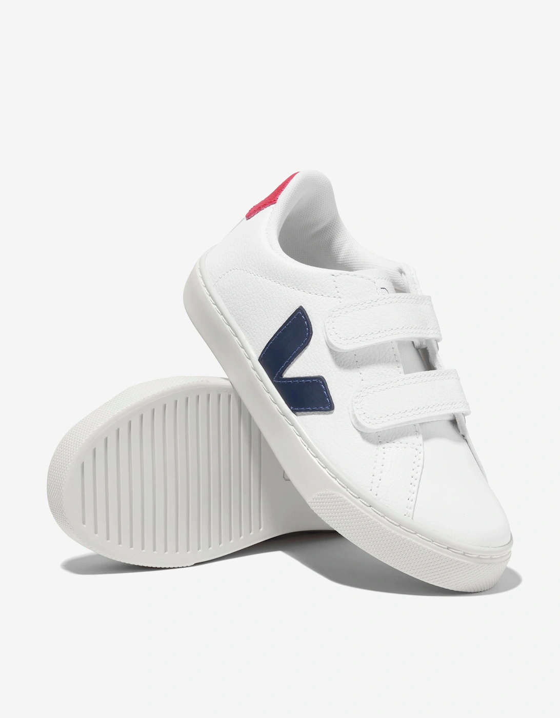 Kids Small Esplar Velcro Trainers in White